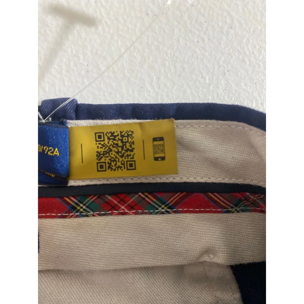 Polo Golf Ralph Lauren Shorts Mens 36 Navy Blue Excellent Classic Fit Chino